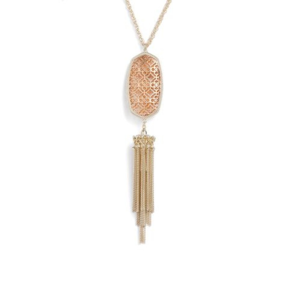 Kendra Scott Rayne Gold Long Pendant Necklace